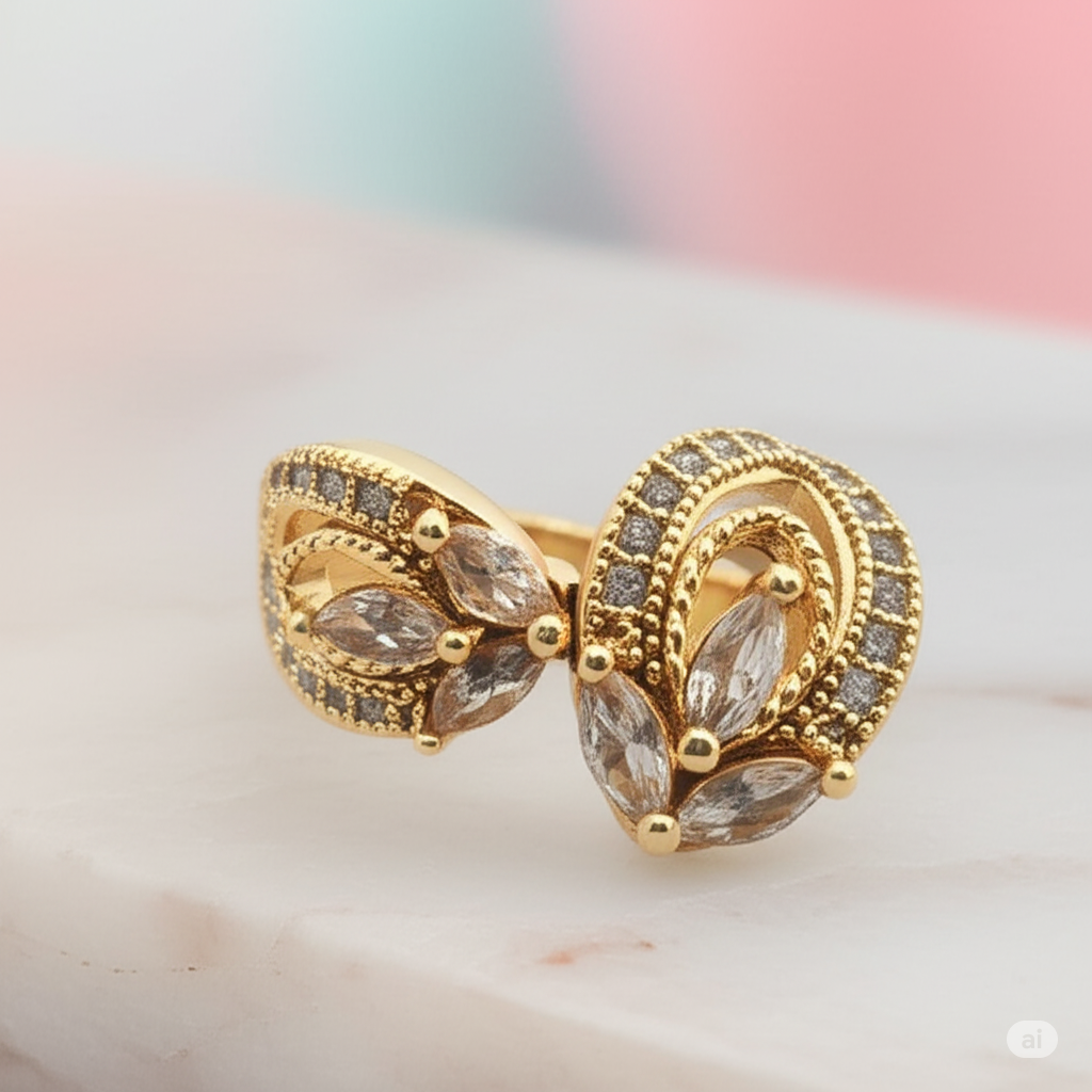 Aretes Dorados, Brillantes y Elegantes